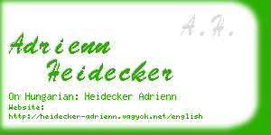adrienn heidecker business card
